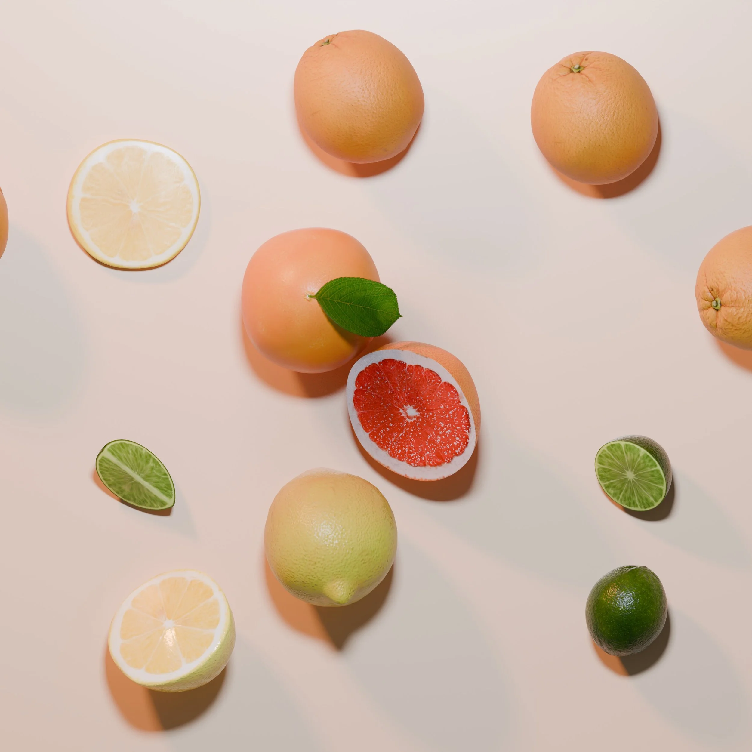 Citrus scent illustration