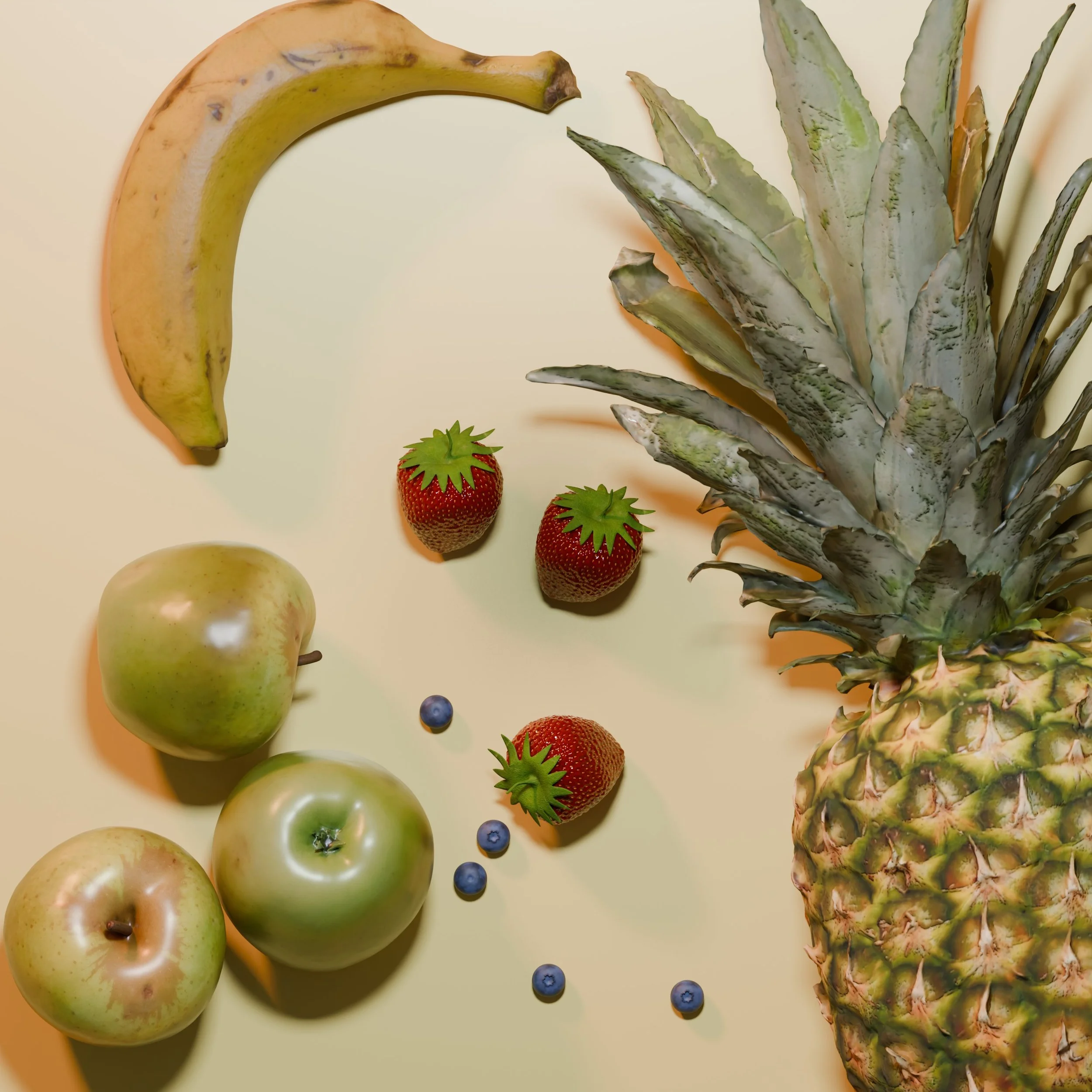 Fruity scent illustration