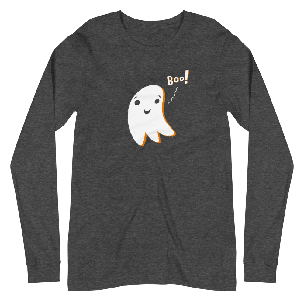 Ghost Says Boo Long Sleeve Tee — Brucie Rosch