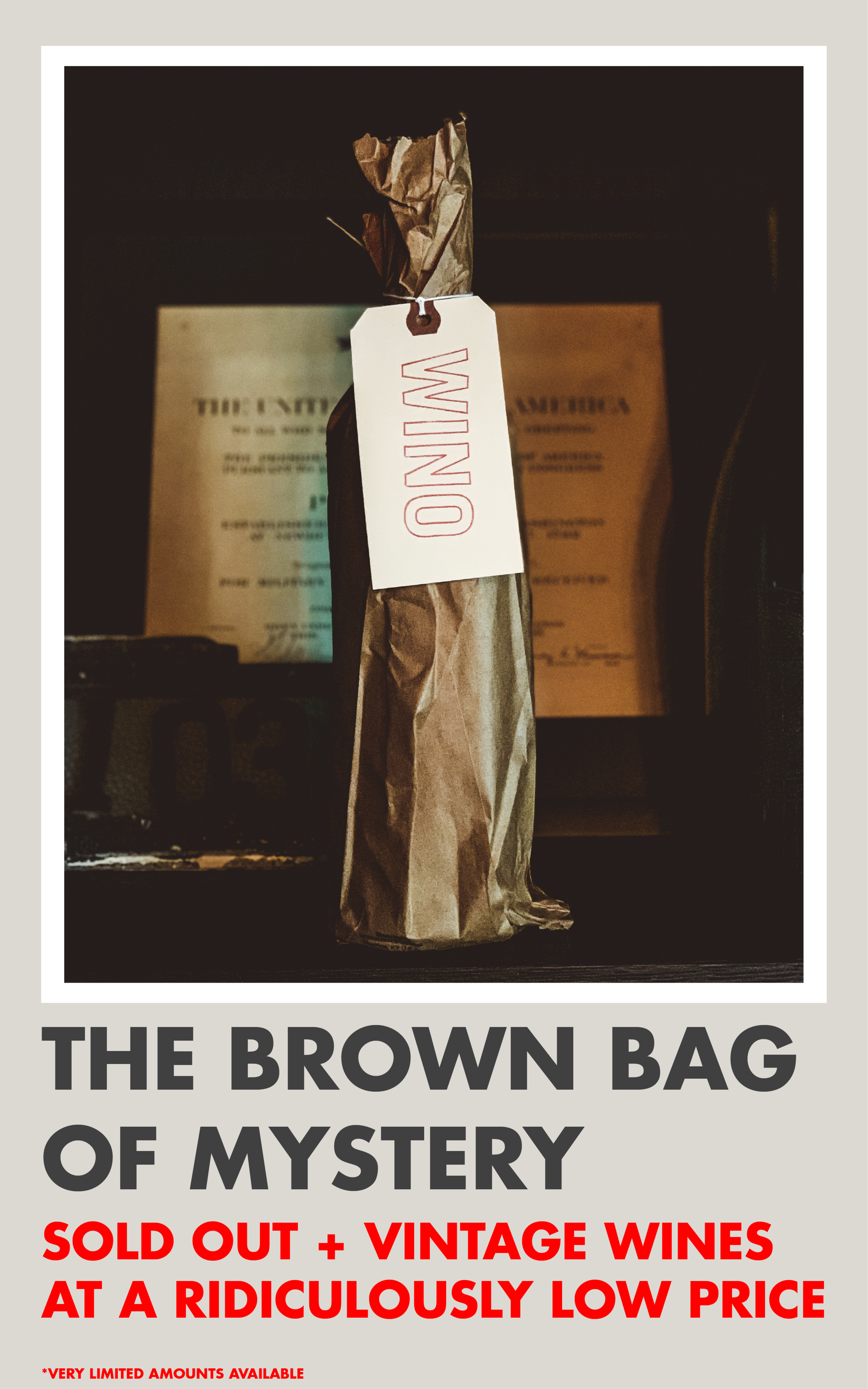 Wino Brown Bag Of Mystery Saarloos Sons Wino Brown Bag Of Mystery Saarloos Sons