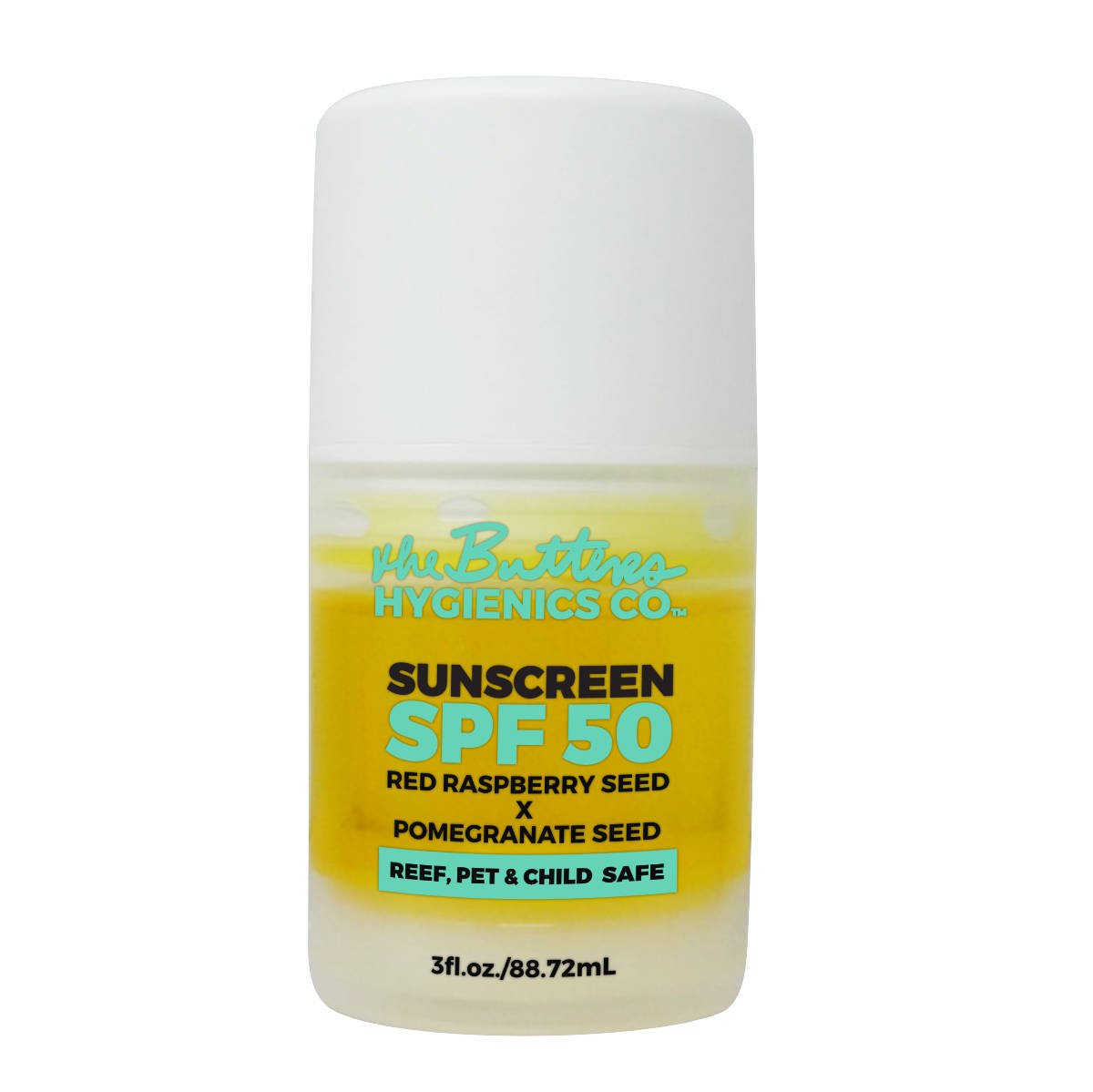 SPF 50 Sunscreen - Red Raspberry X Pomegranate Seed Oil (100% Organic, Plant-based, Safe) — The Butters Hygienics