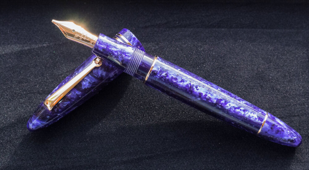 Leonardo+Furore+Deep+Purple+with+Rose+Gold+Trim+Review.jpeg