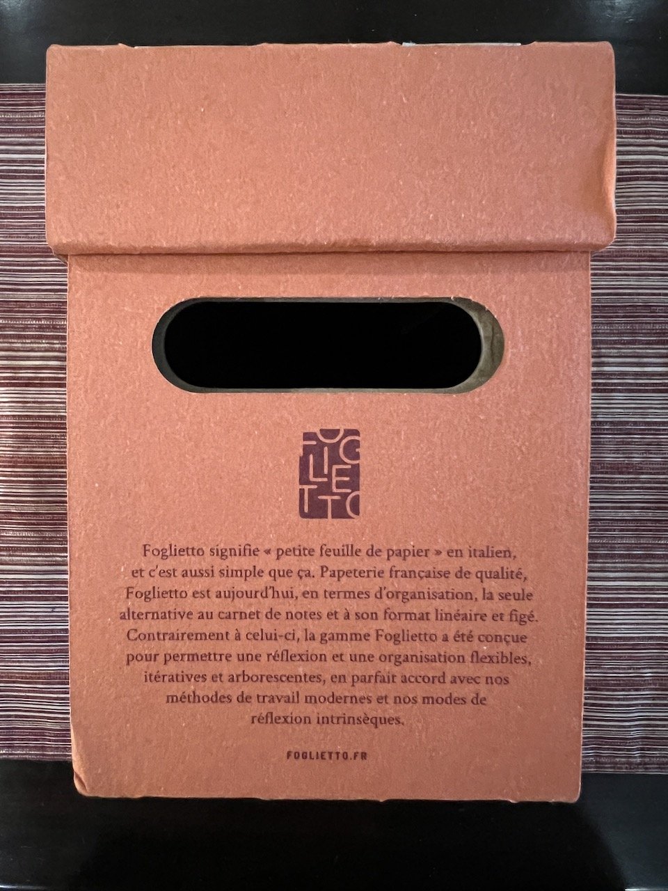 Foglietto Storage Box