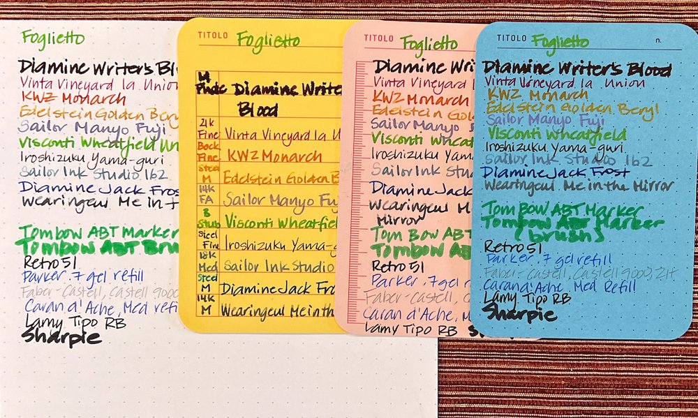 Foglietto Memo Cards