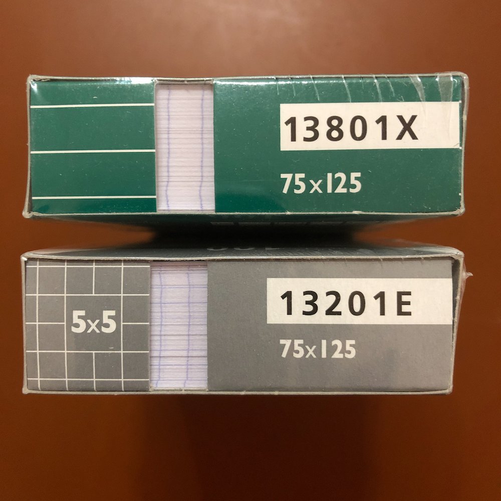 Exacompta Record Cards