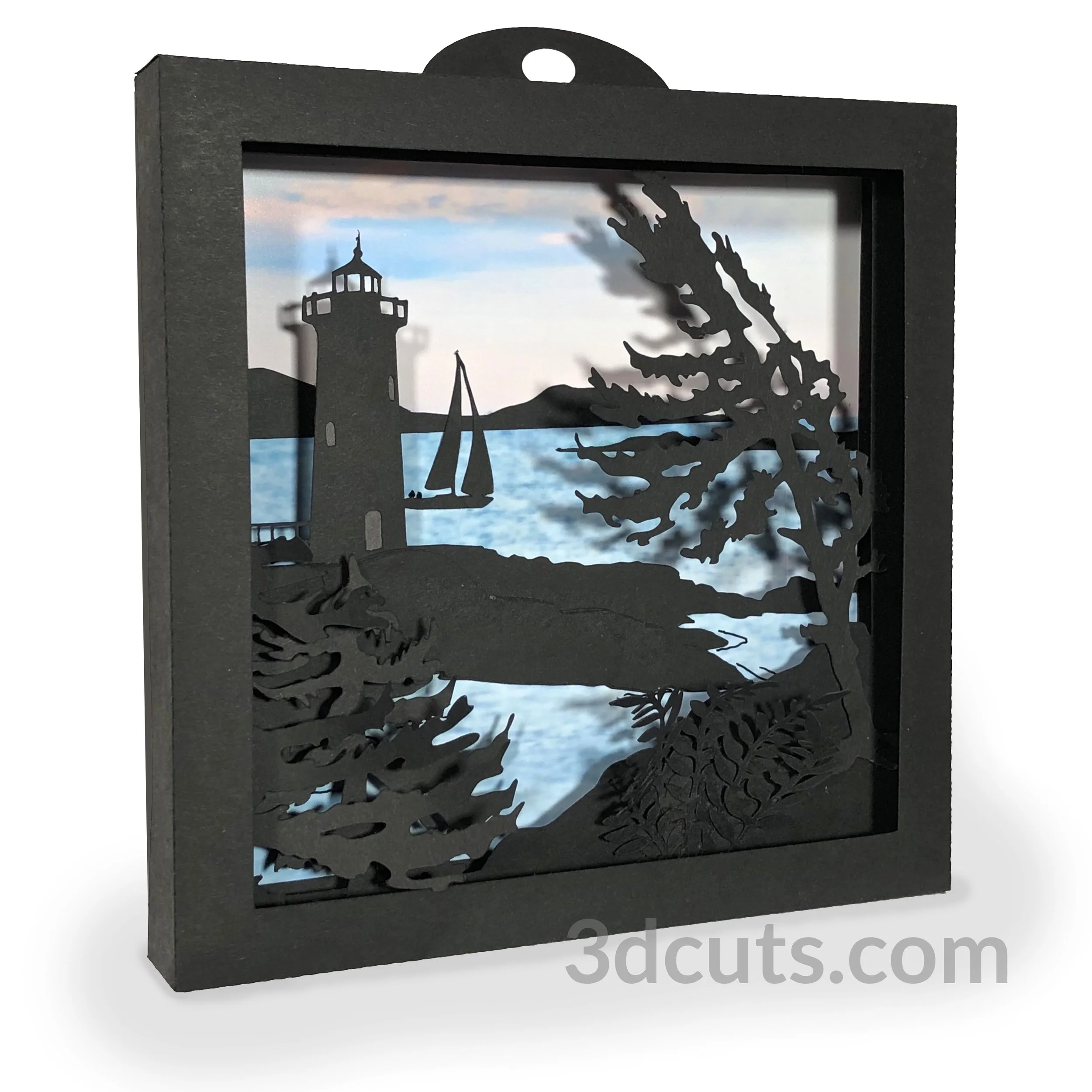 Lighthouse Shadow Box 3dcuts Com
