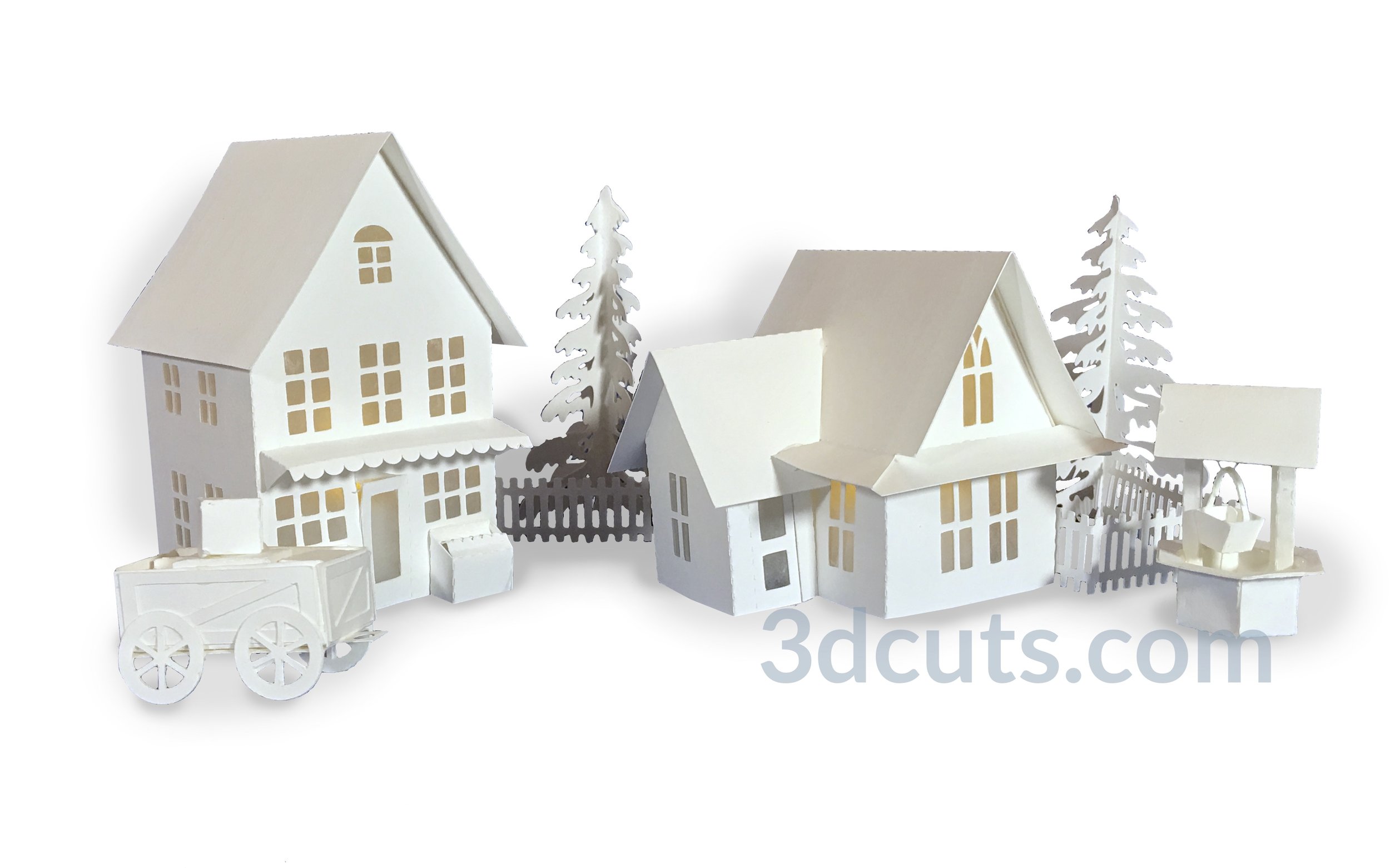 Tea Light Village 2019 Additions 3dcuts Com