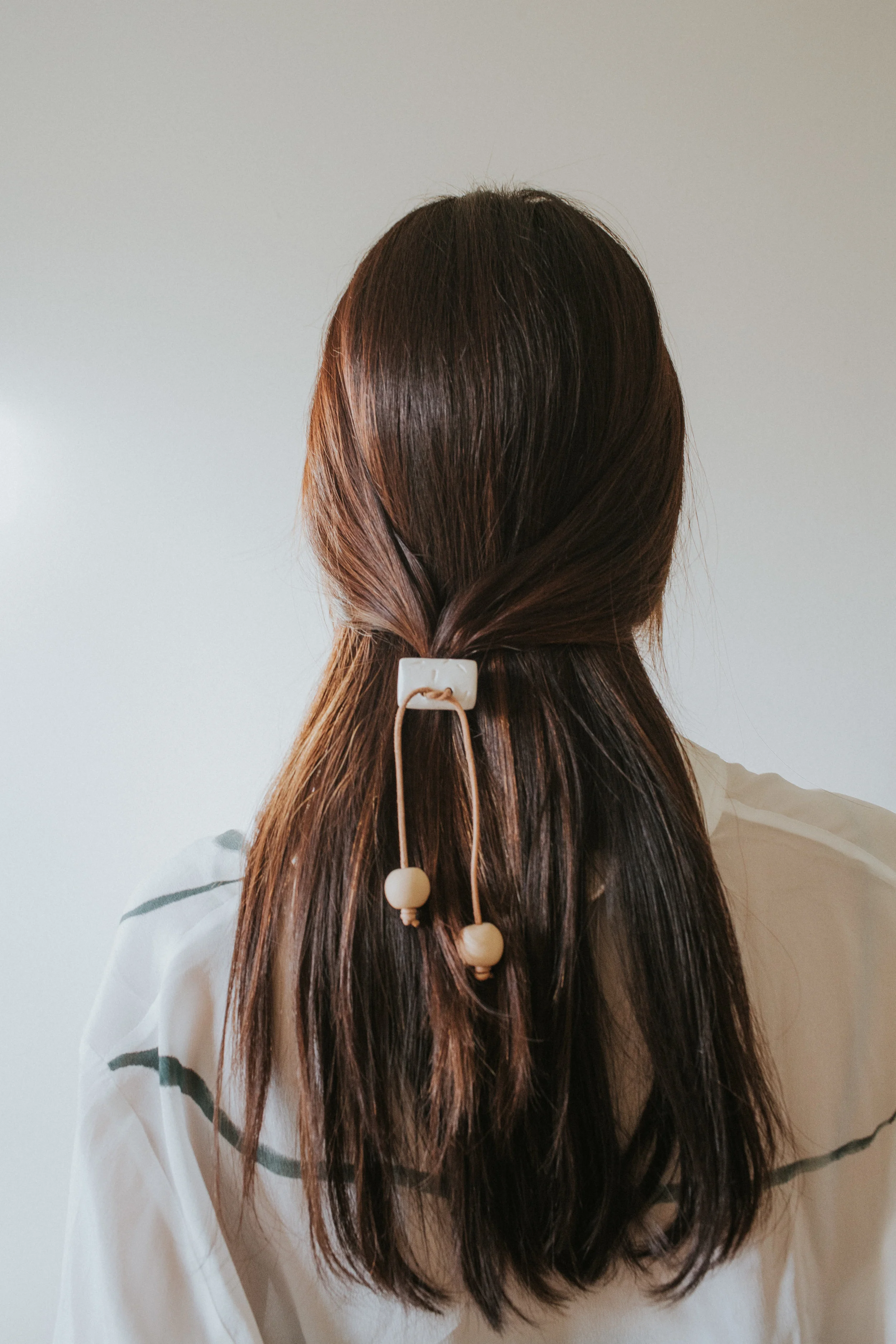 leather hair tie