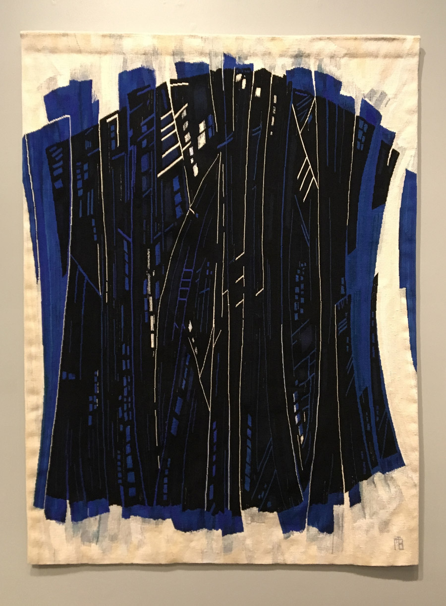 Marie-Thumette Brichard,层板3,67 x 49英寸,羊毛& silk tapestry