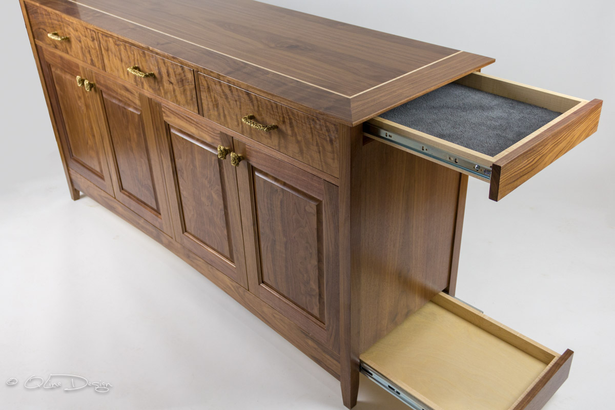 Qline Huntboard With Hidden Compartments Qline Design