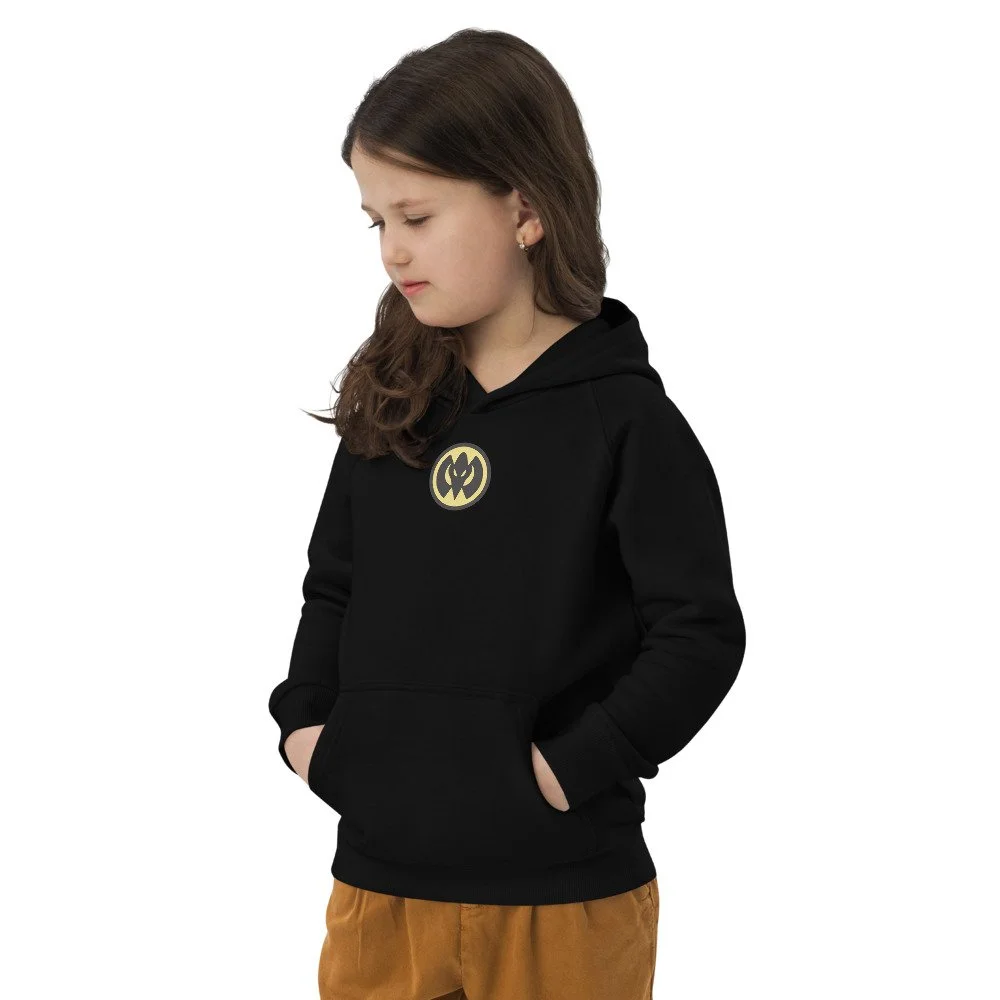 Kids black hoodie hotsell