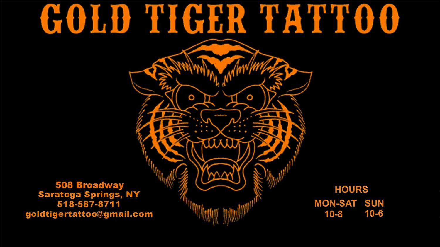 GOLD TIGER TATTOO