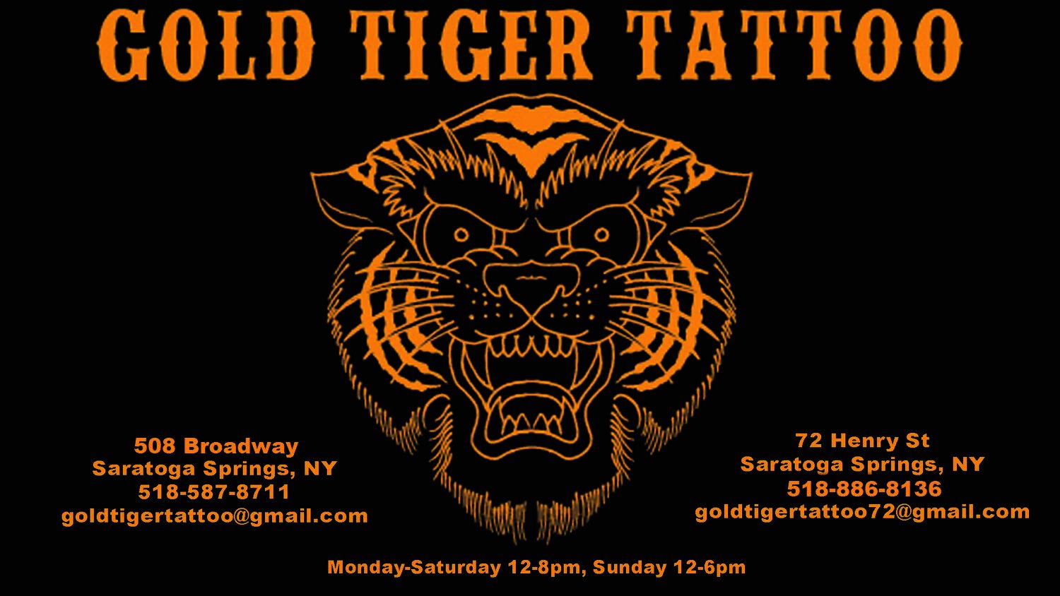 GOLD TIGER TATTOO GOLD TIGER TATTOO
