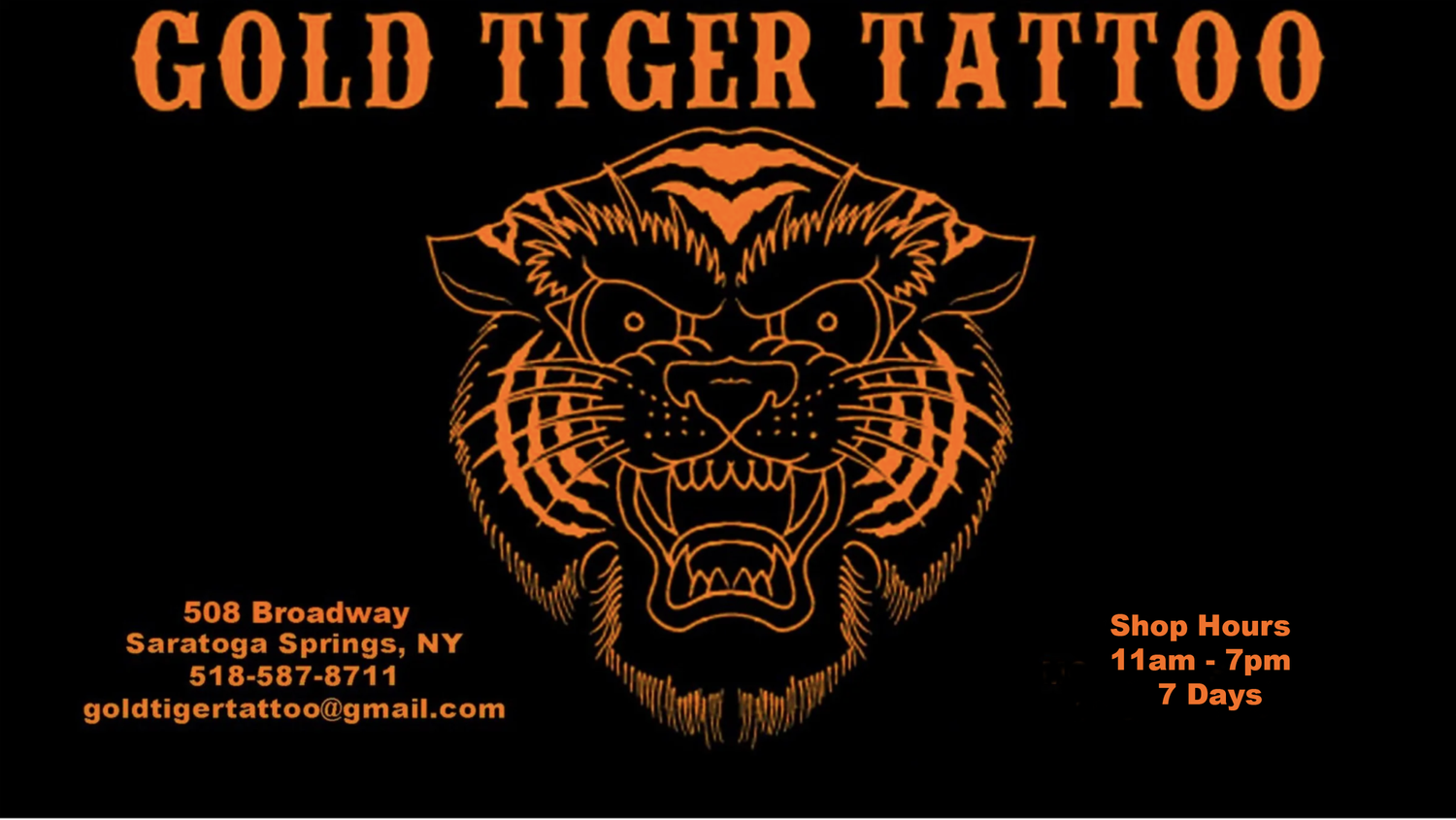 GOLD TIGER TATTOO