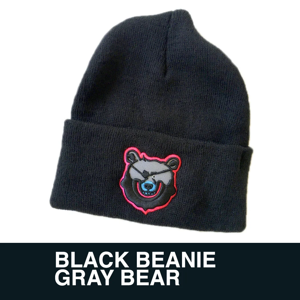 Black Bash the Bear Hats — Brian Wonders Black Bash the Bear Hats — Brian Wonders