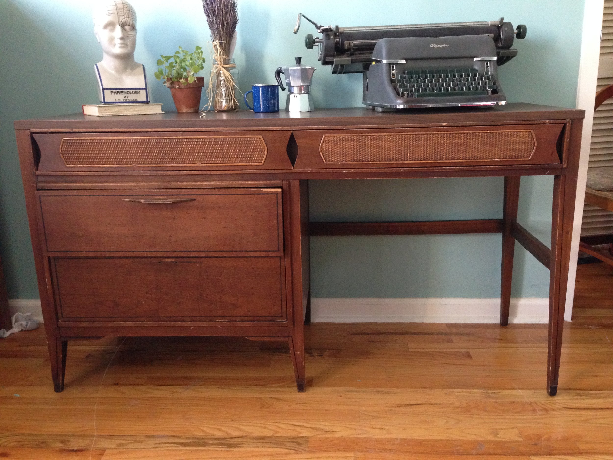 Mid Century Kent Coffey Desk Real Good Goods Co