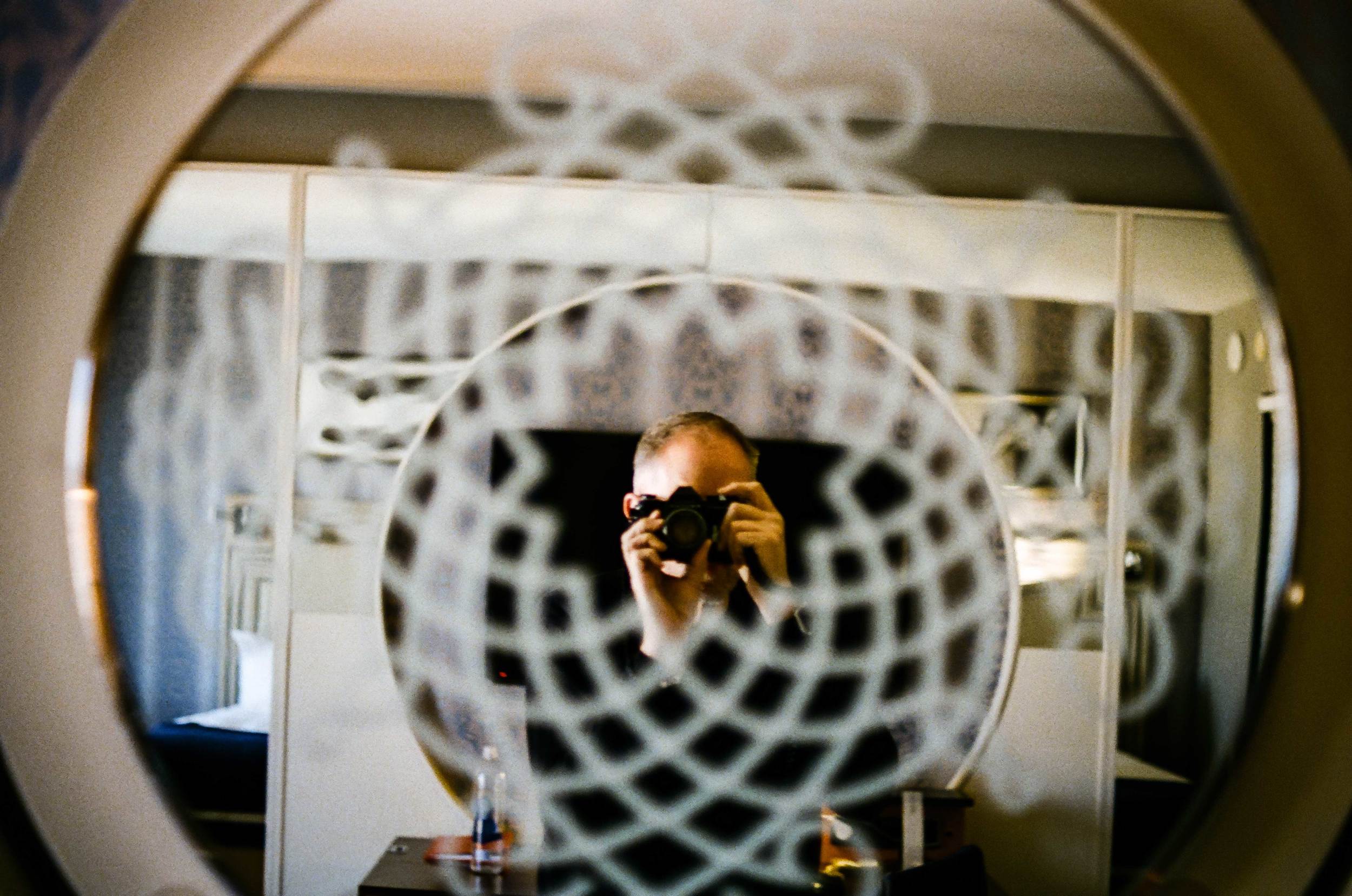 迈克尔·福塞特|自拍|宾得Spotmatic F |超级德50mm f1.4 |波特拉800
