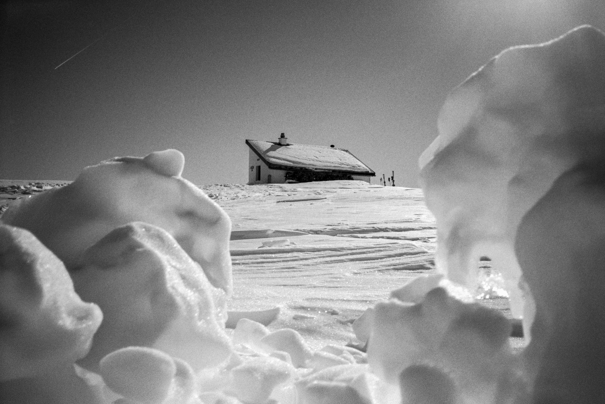雪中的小屋| Yashica T5 |丹尼尔·斯托塞尔