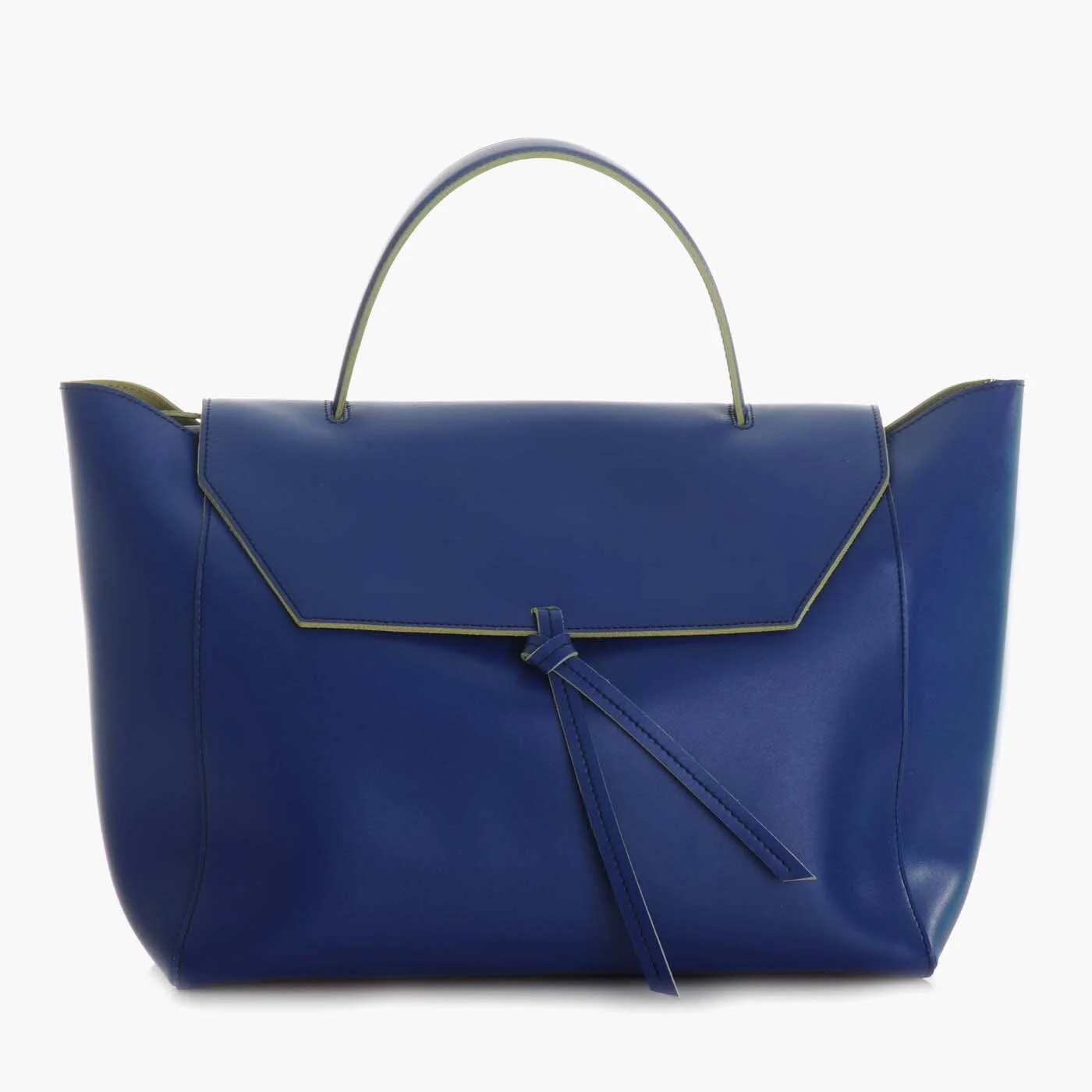 blue satchel purse