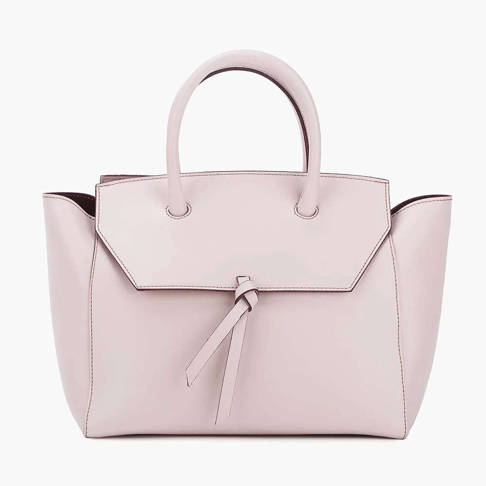 Midi Loren Tote - Blush Pink — ALEXANDRA DE CURTIS | Italian Leather  Handbags, Purses & Ballet Flats