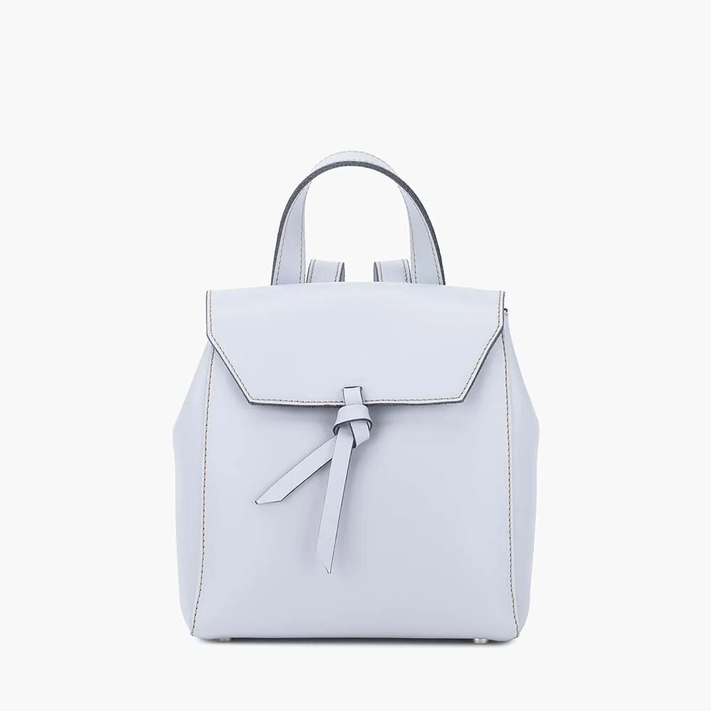 grey mini backpack purse