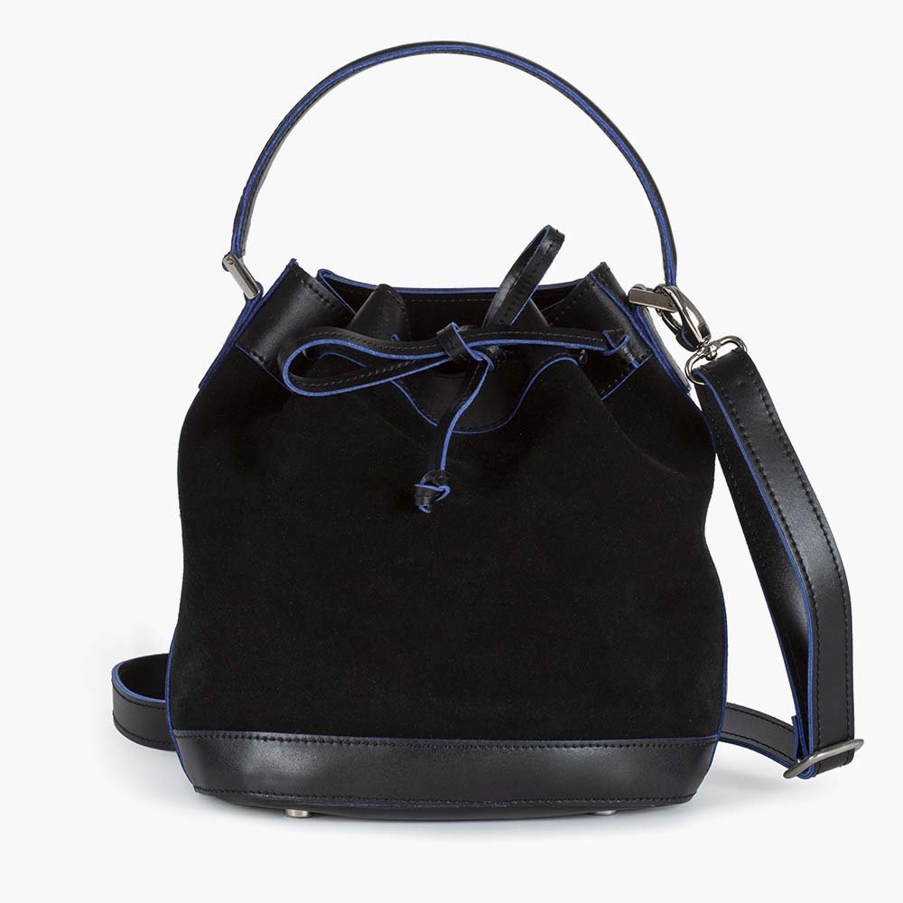 Womens Bags Bucket bags and bucket purses Steven Dann Leather Small Bucket Bag in Black 