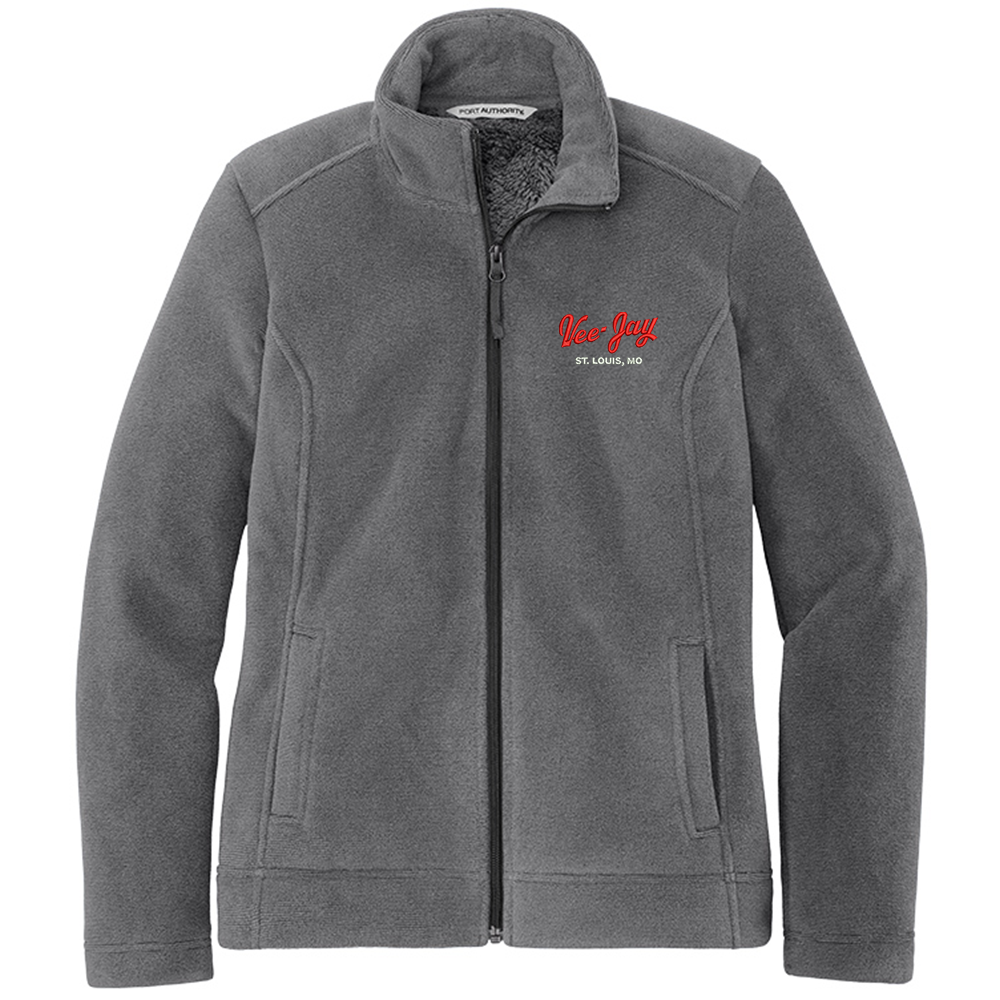Embroidered Women's Port Authority Fleece Jacket — Custom Screen Printing & Embroidery | Shirt Kong | St. Louis
