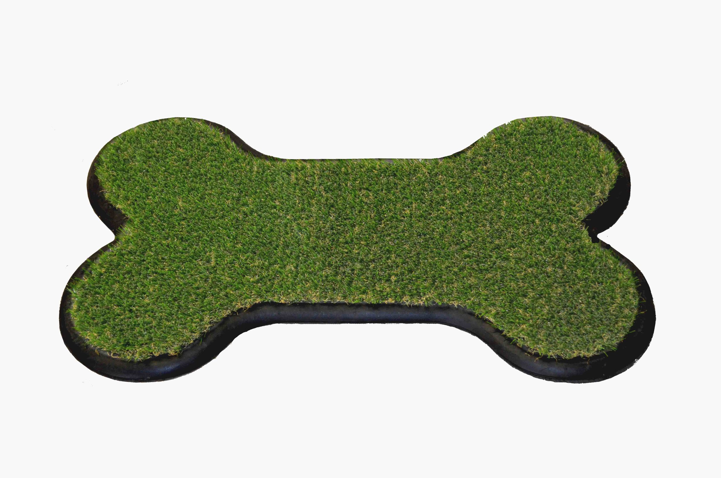 Dog Bone W Removable Rubber Mat Always Greener Synthetic