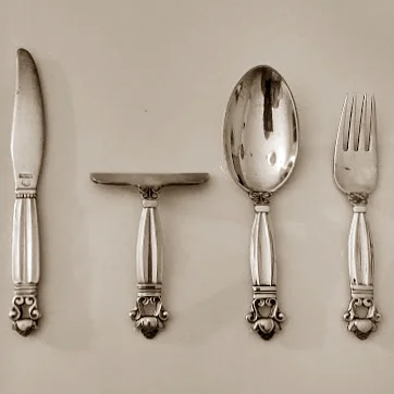 baby silver cutlery set