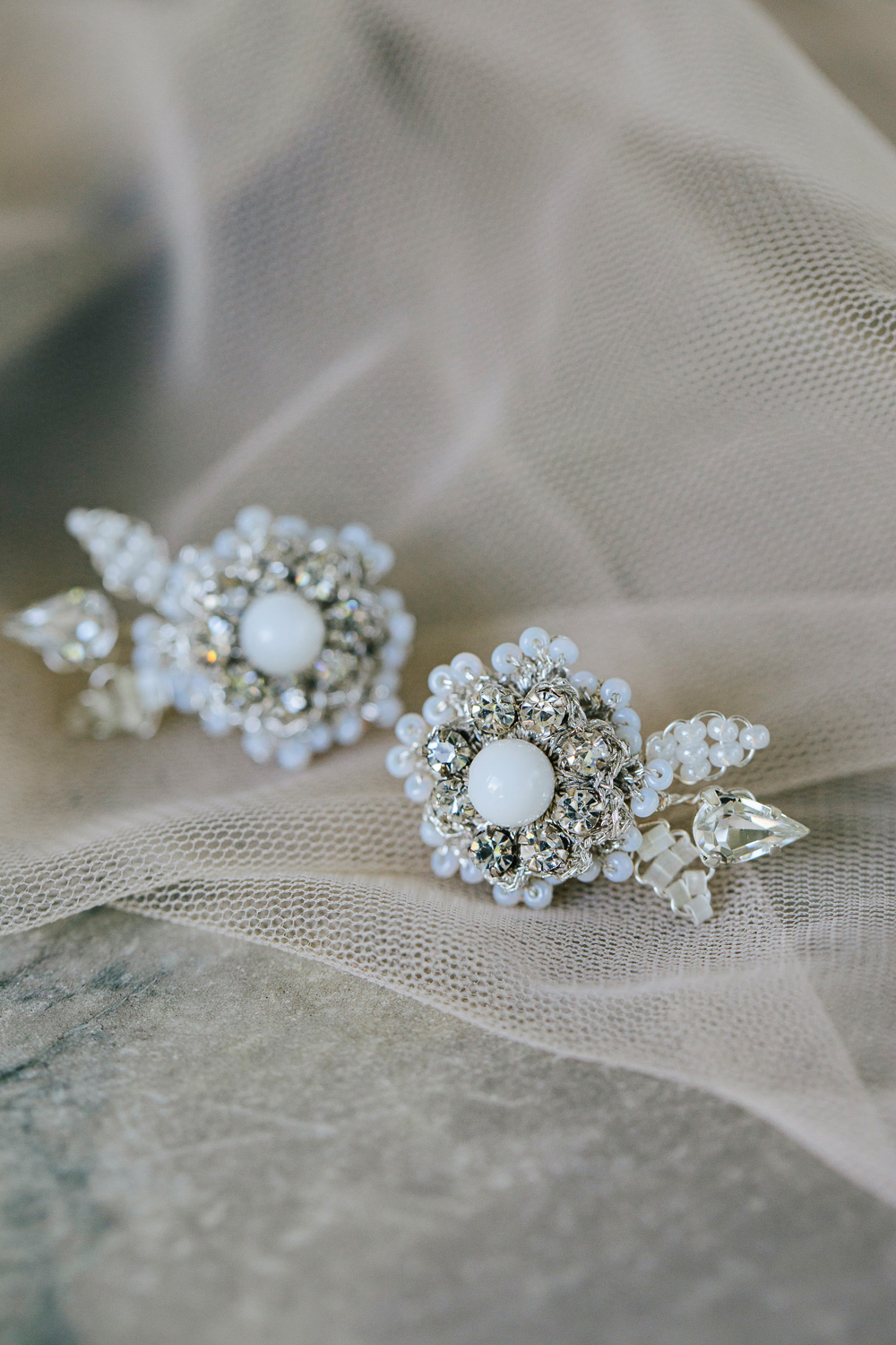 Roma Earrings — Edera Jewelry  Heirloom Lace Wedding Accessories