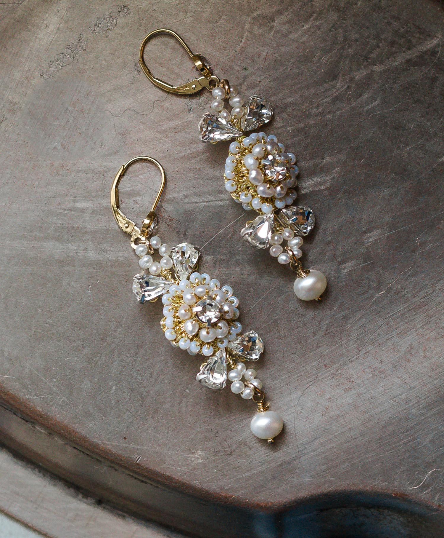 Camellia Earrings — Edera Jewelry