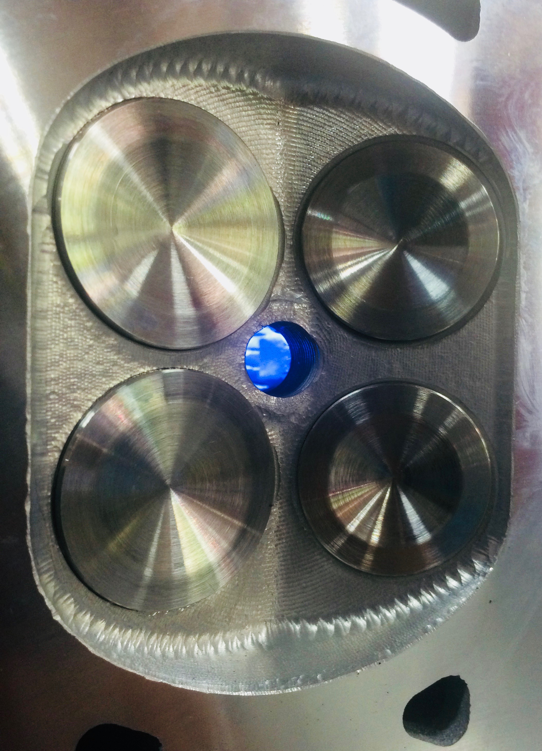 EJ20 Chambering  - Custom CNC'd chamber for 2.5L Bore and 1mm Oversized Valves