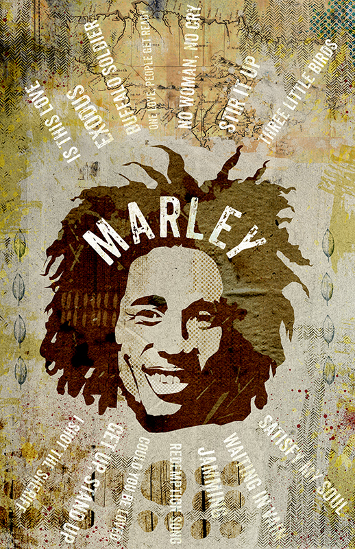Bob Marley NO WOMAN NO CRY Painting