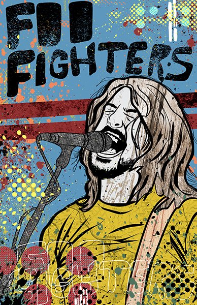 Foo Fighters Poster