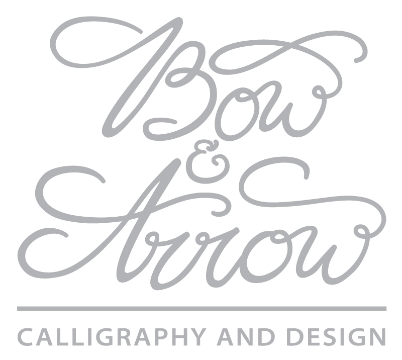 Bow and Arrow Calligraphy