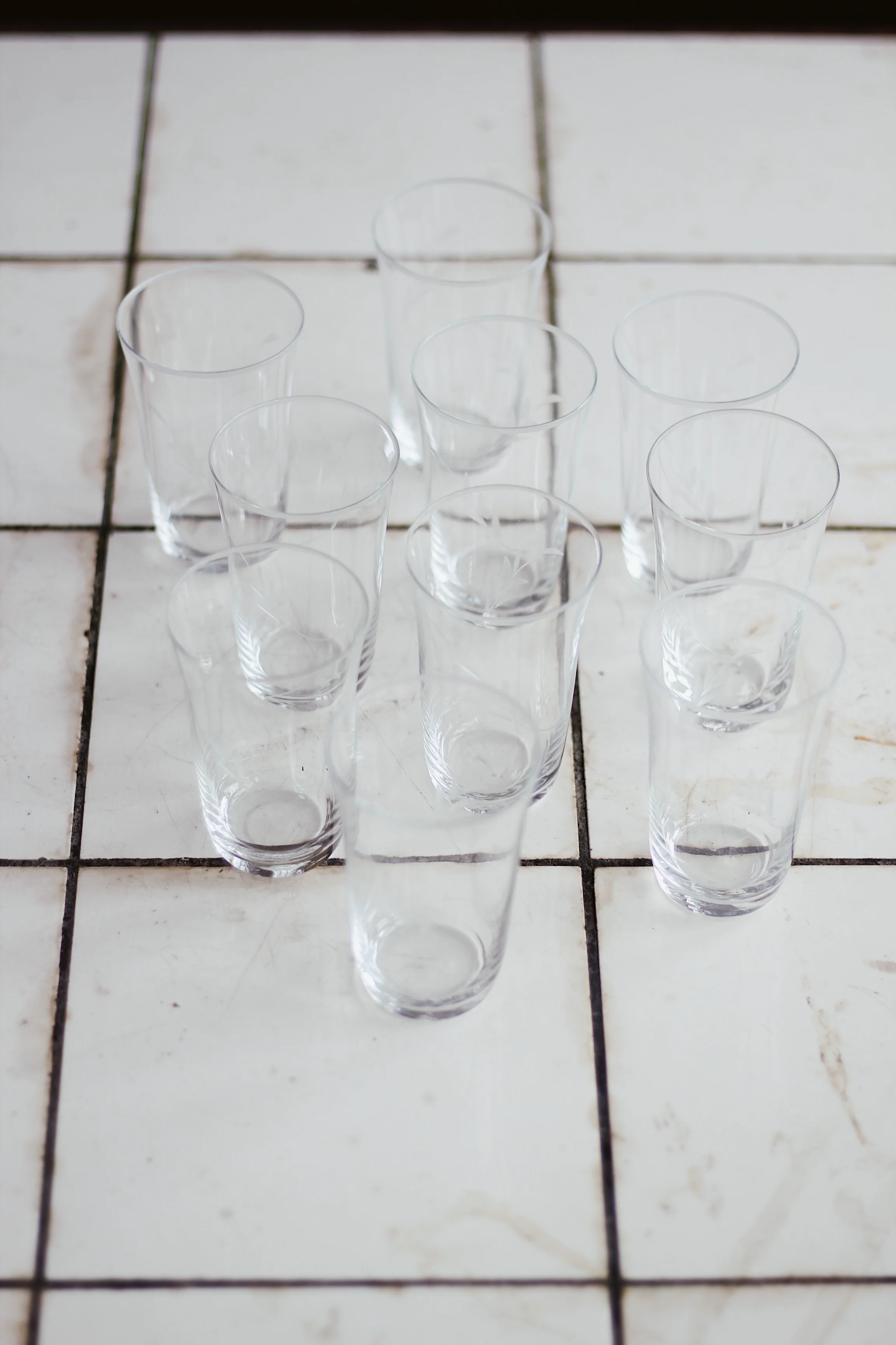 small water glasses