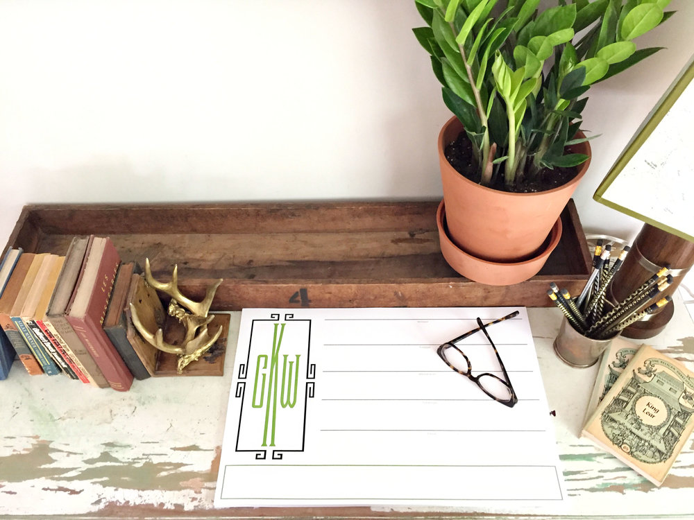 Personalized Desk Pad Vintage V1 Haute Papier