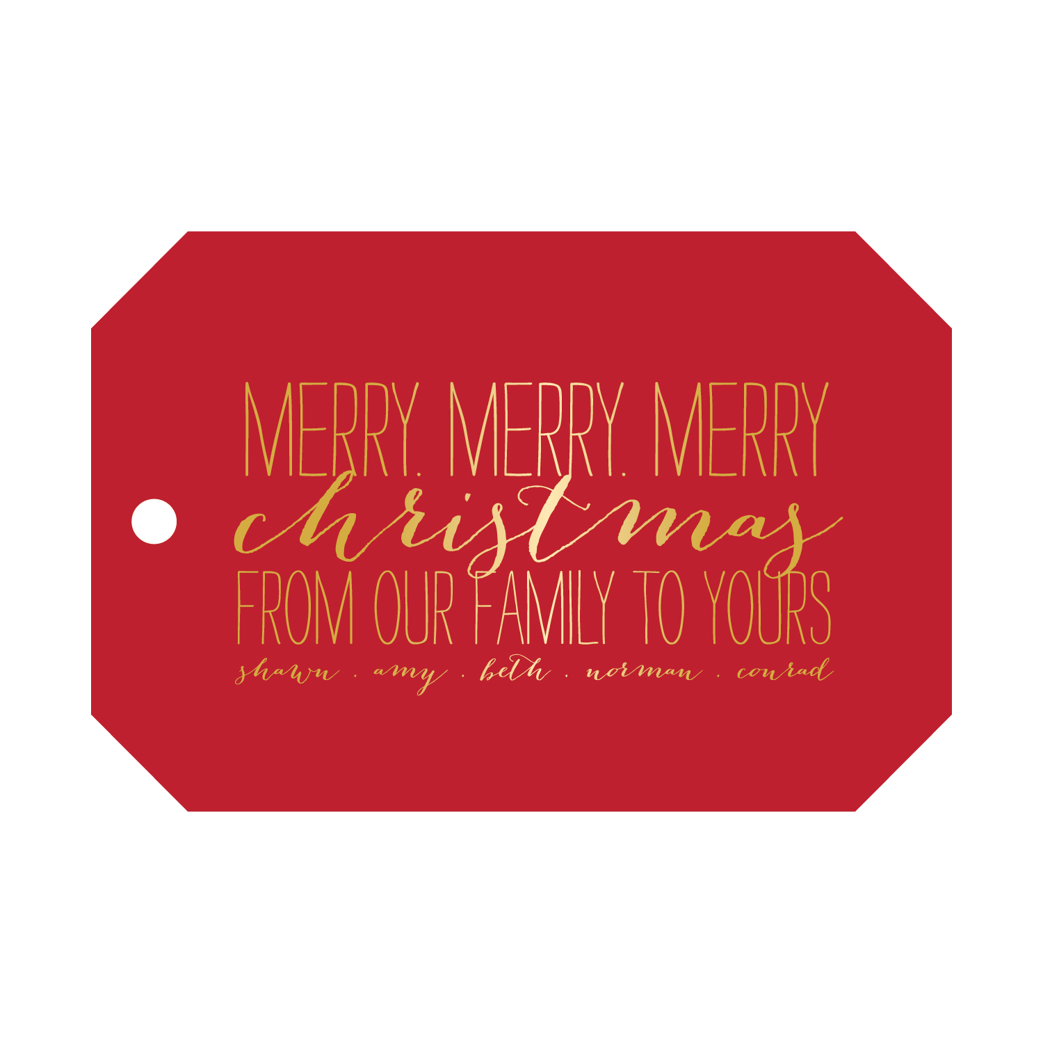 20 FROM SANTA Labels Stickers • Personalized Christmas Holiday Gift Tags