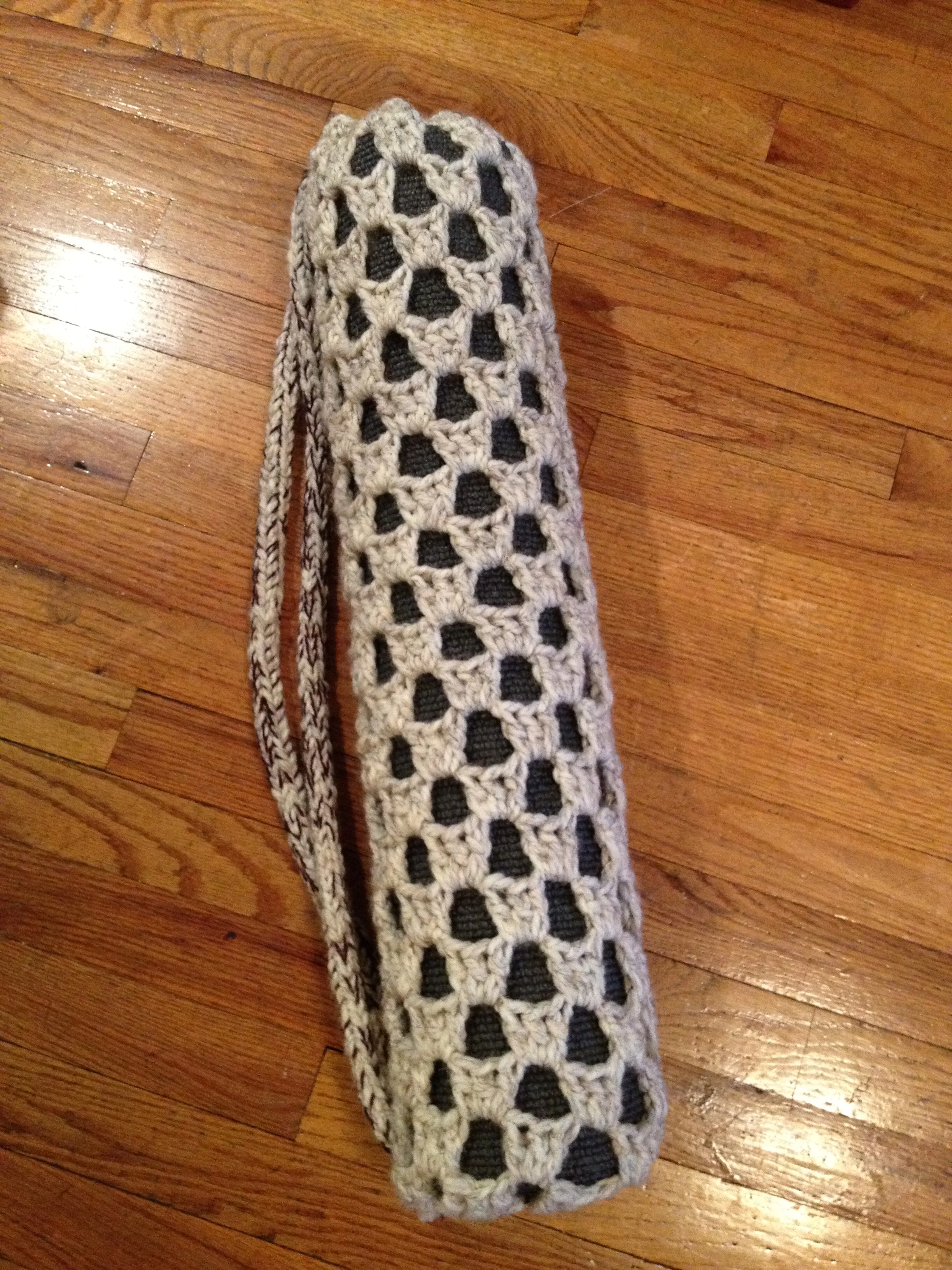 crochet yoga mat