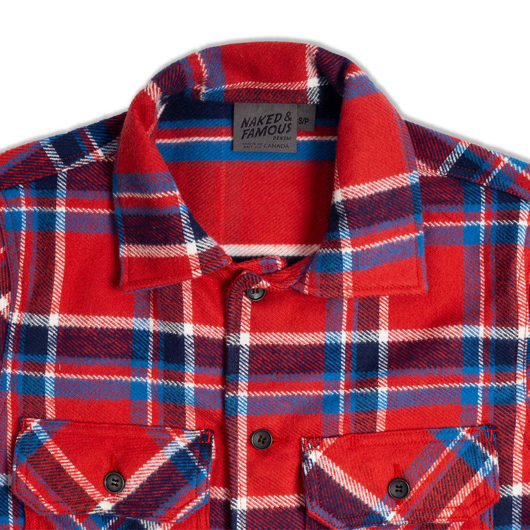 vintage red shirt