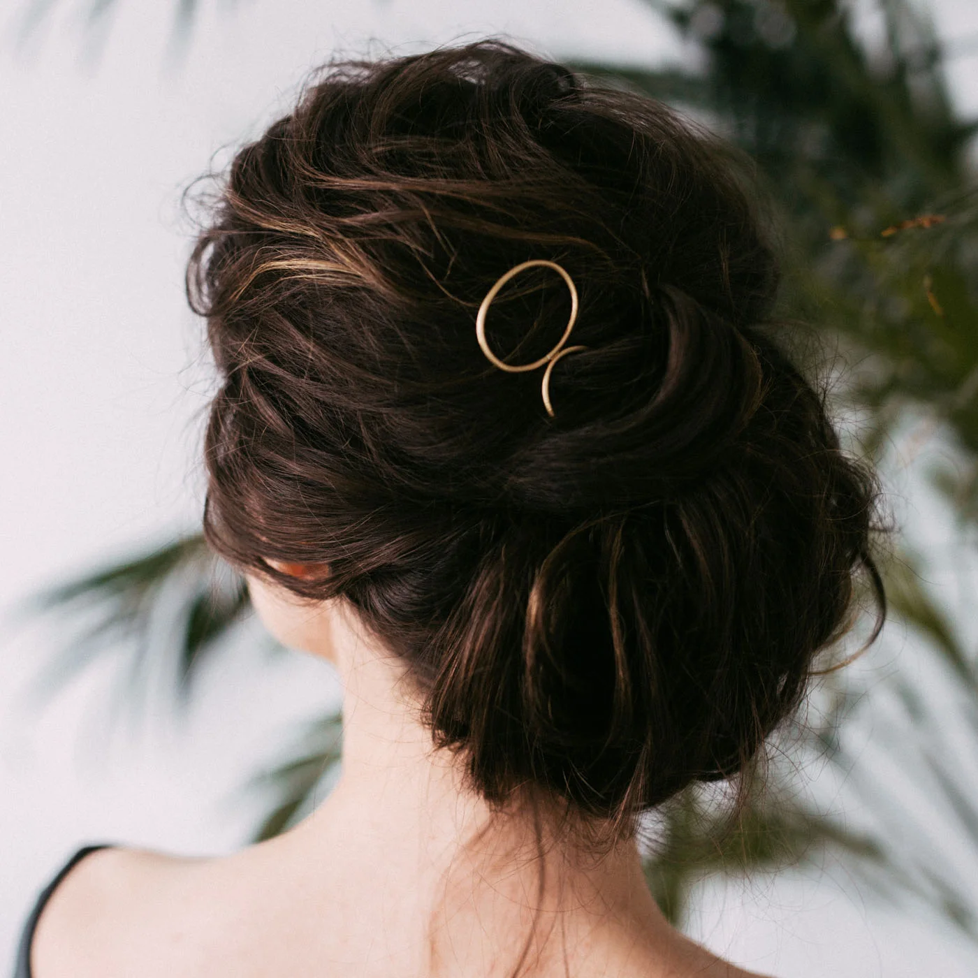 Modern Oval Hair Pin Favor Jewelry