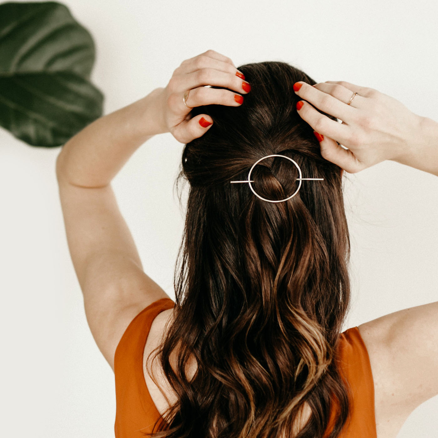 Orbital Hair Pin For Curly Thick Hair Favor Jewelry
