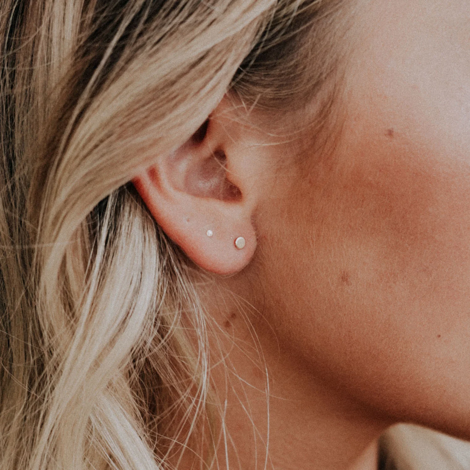 tiny ear studs