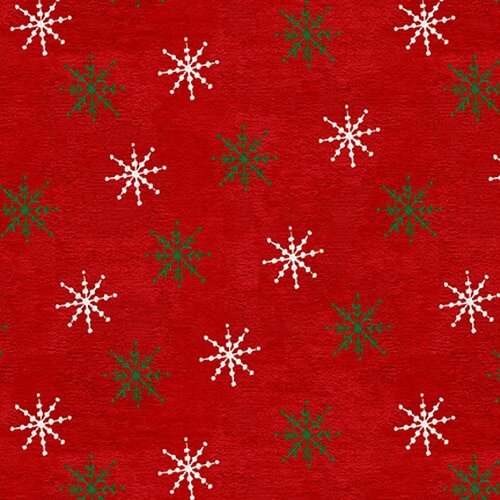 Blank Quilting Mistletoe Magic Snowflakes Black Cotton Fabric By The Yard -  Flying Bulldogs, Inc.