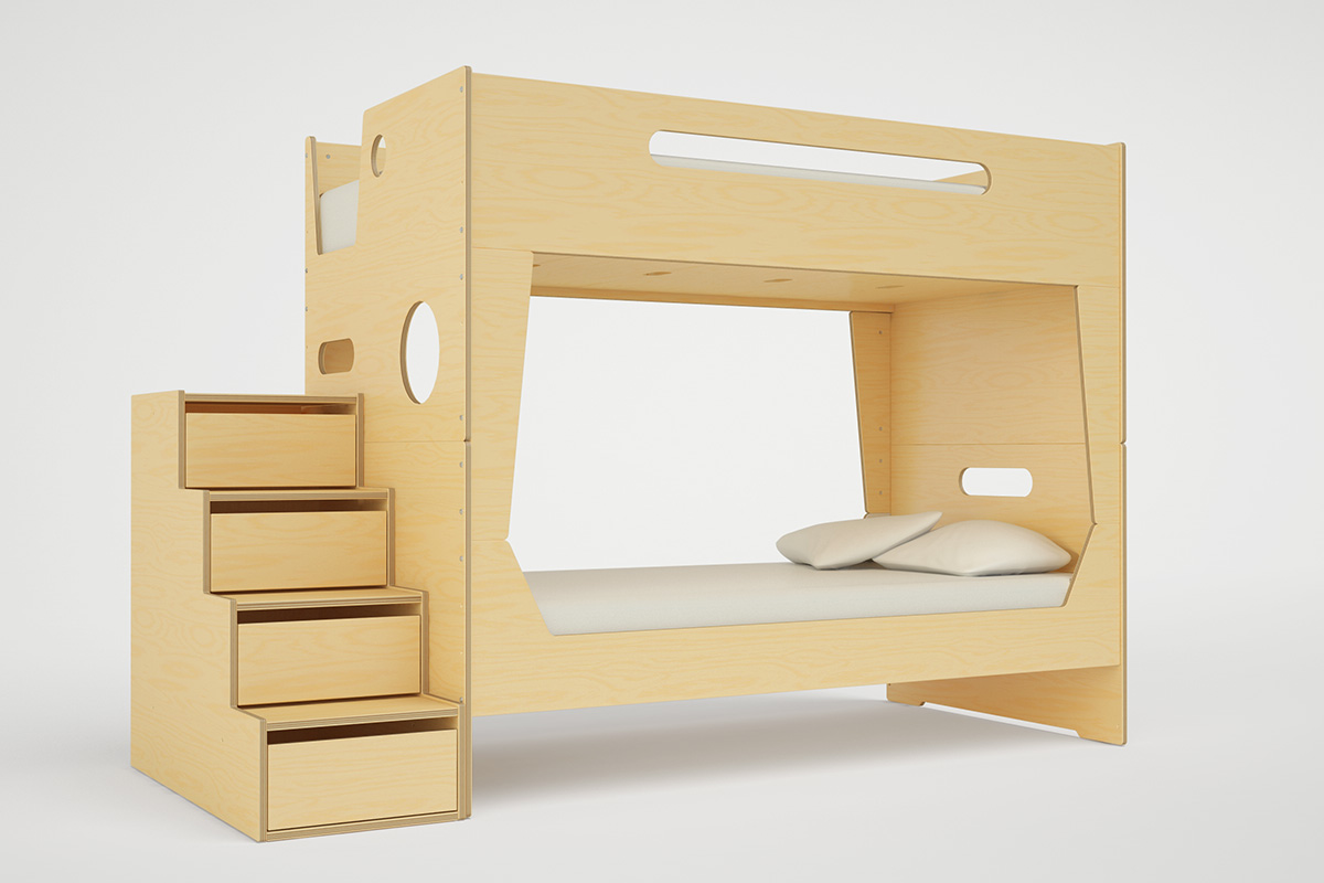 Lolo Bunk Bed With Stairs Casa Kids