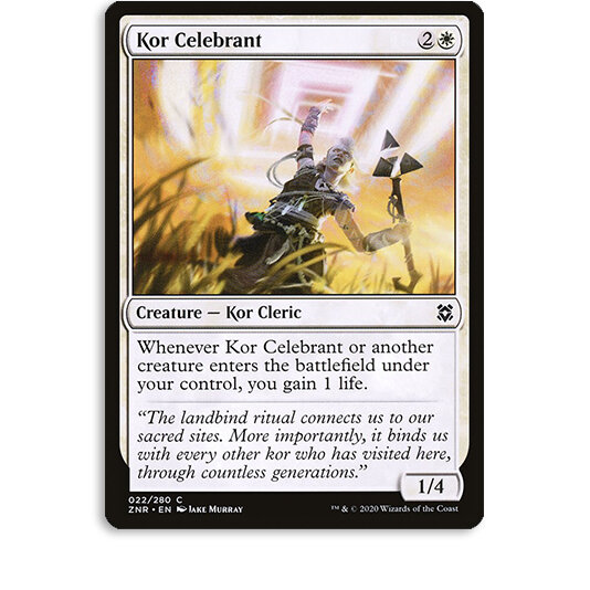 Jake Murray Studio Ltd.-Magic: The Gathering - "Kor Celebrant" Artist Proof Cards Jake Murray Studio Ltd.-Magic: The Gathering - "Kor Celebrant" Artist Proof Cards