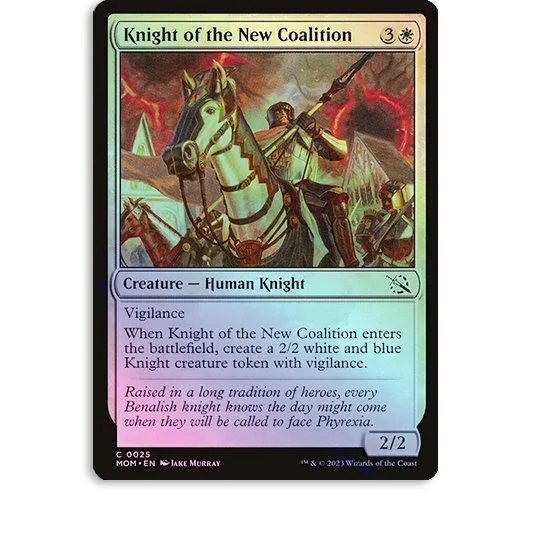 Jake Murray Studio Ltd.-Magic: The Gathering - "Knight of the New  Coalition" Artist Proof Cards