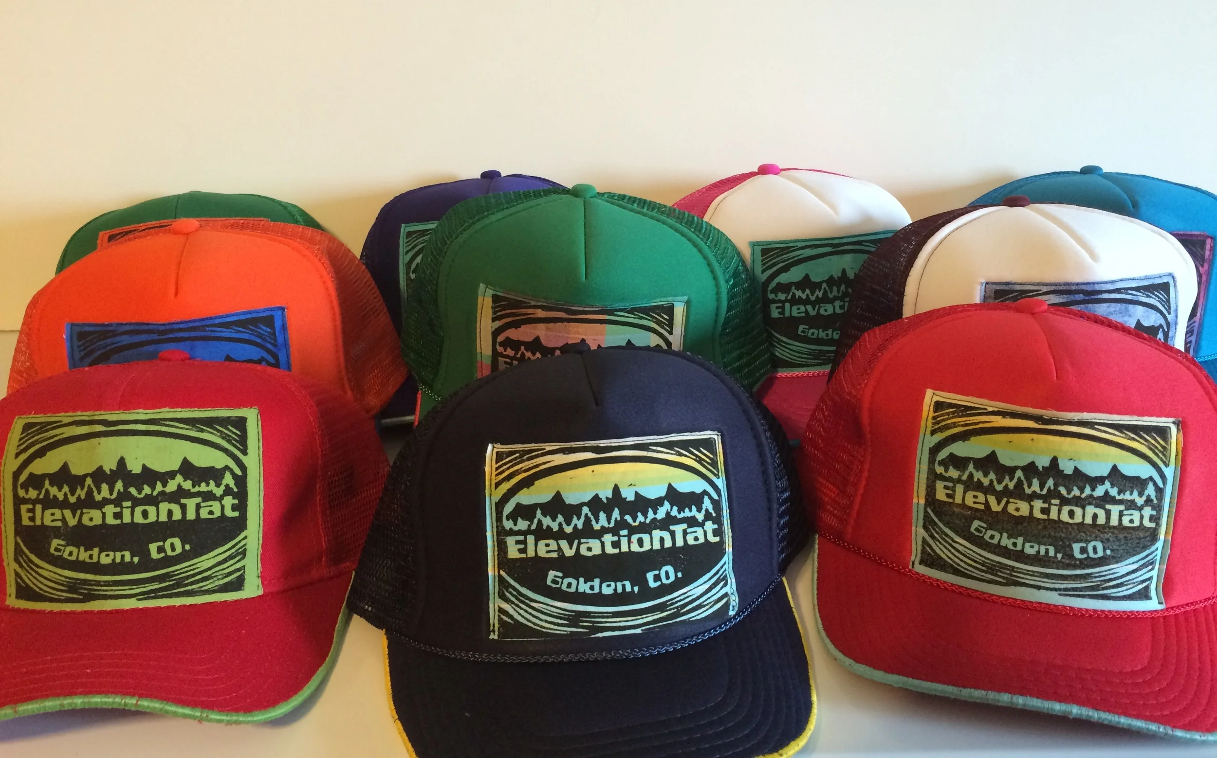 short bill trucker cap