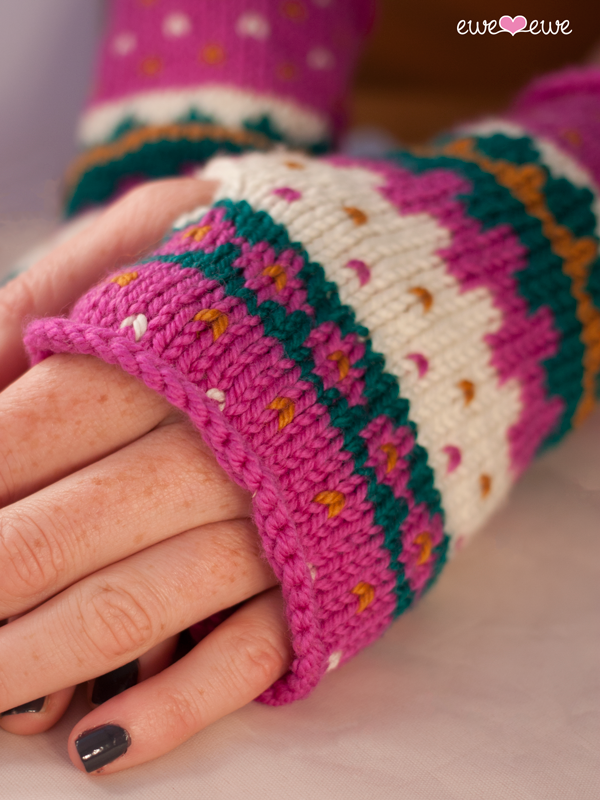 wrist warmers knitting pattern