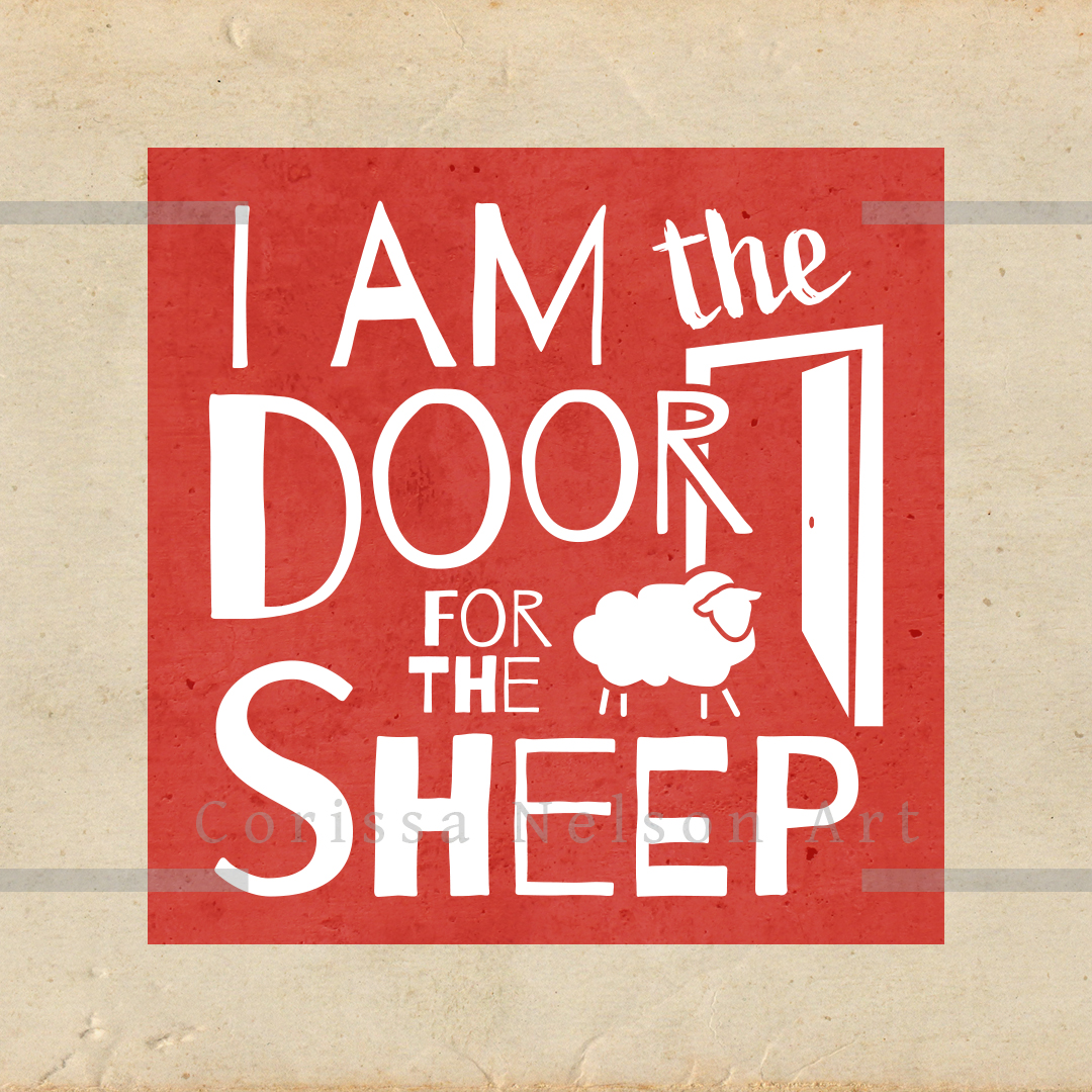 I Am The Door For The Sheep Art Pack Corissa Nelson